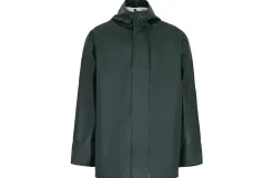 Regnjakke, PVC, olivengrøn, str XL
