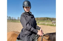 Ride regnjakke, str L