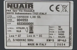 Rockworth kompressor 4 HK 50 liter