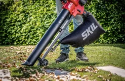 SKIL løvsuger - løvblæser 0350 til 2x20V-batteri