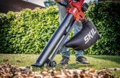 SKIL løvsuger - løvblæser 0350 til 2x20V-batteri