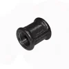 Sort muffe, 1/2"