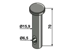 Splitbolt, 16 x 70