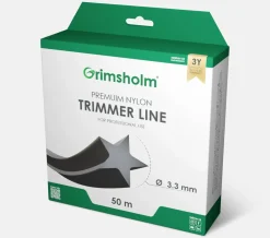 Trimmersnøre, Star, sort, 3,3 mm, 50 m