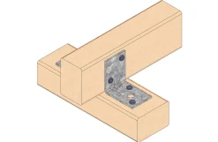 Vinkelbeslag S35 PL 50x50x1,5x35 mm med rib