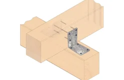 Vinkelbeslag V2 PL 90x90x1,5x65 mm med rib