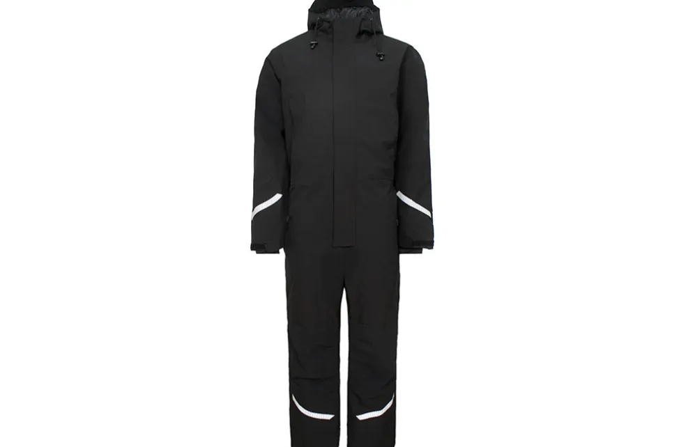 Vinter heldragt, vandtæt, sort - 4XL
