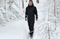 Vinter heldragt, vandtæt, sort - 4XL